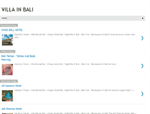 Tablet Screenshot of infovillainbali.blogspot.com