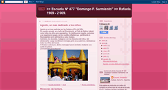 Desktop Screenshot of centenarioescuelasarmiento.blogspot.com