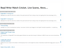 Tablet Screenshot of daily-cricket.blogspot.com