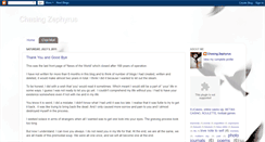 Desktop Screenshot of chasingzephyrus.blogspot.com