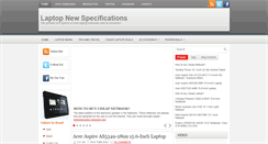 Desktop Screenshot of laptopnewspecs.blogspot.com