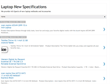 Tablet Screenshot of laptopnewspecs.blogspot.com