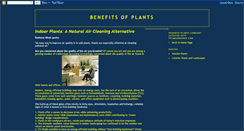 Desktop Screenshot of benefitsofplants.blogspot.com