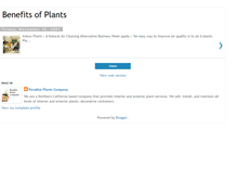Tablet Screenshot of benefitsofplants.blogspot.com