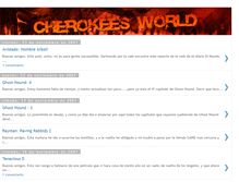 Tablet Screenshot of cherokeesworld.blogspot.com