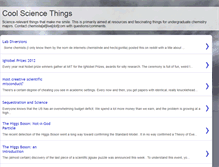Tablet Screenshot of coolsciencethings.blogspot.com