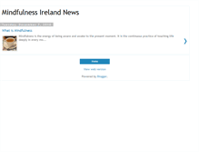 Tablet Screenshot of mindfulnessirelandnews.blogspot.com