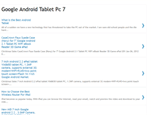 Tablet Screenshot of googleandroidtabletpc7z.blogspot.com