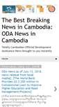 Mobile Screenshot of odanewsincambodia.blogspot.com