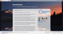 Desktop Screenshot of playstationhomecast.blogspot.com