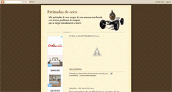 Desktop Screenshot of patinadasdecoco.blogspot.com