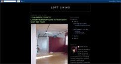 Desktop Screenshot of loftlivingbrooklyn.blogspot.com