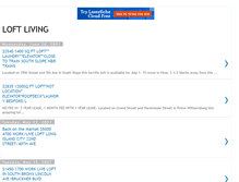 Tablet Screenshot of loftlivingbrooklyn.blogspot.com