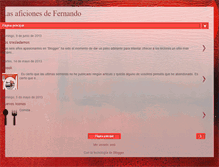 Tablet Screenshot of lasaficionesdefernando.blogspot.com