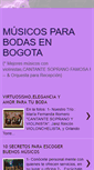 Mobile Screenshot of musicosparabodasenbogota.blogspot.com