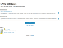 Tablet Screenshot of kanelibrarydatabases.blogspot.com