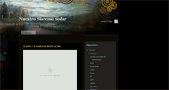 Desktop Screenshot of espacionuestrosistemasolar.blogspot.com