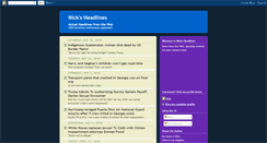 Desktop Screenshot of nicksheadlines.blogspot.com