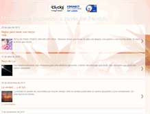 Tablet Screenshot of mensajesdeinspiracionpendulo.blogspot.com