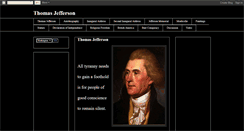 Desktop Screenshot of jeffersonquotes.blogspot.com