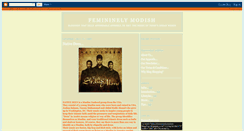 Desktop Screenshot of femininelymodish-newsletter.blogspot.com