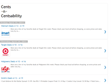 Tablet Screenshot of cents-n-centsability.blogspot.com