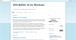 Desktop Screenshot of gfabasic32.blogspot.com