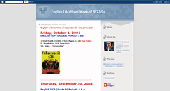 Desktop Screenshot of jmarzoenglish1archives.blogspot.com