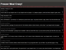 Tablet Screenshot of freezermealcrazy.blogspot.com