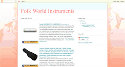 Desktop Screenshot of folkworldinstruments.blogspot.com