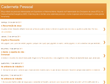 Tablet Screenshot of cadernetapessoal.blogspot.com