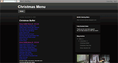 Desktop Screenshot of ckchristmasmenu.blogspot.com