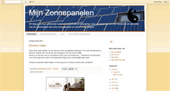 Desktop Screenshot of mijnzonnepanelen.blogspot.com