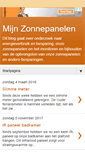 Mobile Screenshot of mijnzonnepanelen.blogspot.com