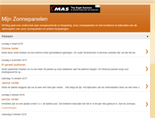 Tablet Screenshot of mijnzonnepanelen.blogspot.com