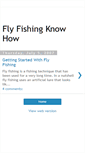 Mobile Screenshot of fly-fishings.blogspot.com