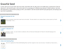 Tablet Screenshot of gracefulseed.blogspot.com