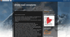Desktop Screenshot of drutynadoceanem.blogspot.com