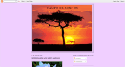 Desktop Screenshot of campodesonhos.blogspot.com