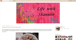 Desktop Screenshot of lifewithshannon.blogspot.com