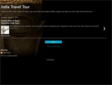 Tablet Screenshot of luxurytourstoindia.blogspot.com