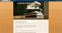 Desktop Screenshot of christinesandmo.blogspot.com