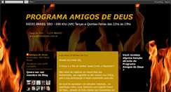 Desktop Screenshot of programaamigosdedeus.blogspot.com