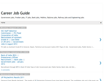 Tablet Screenshot of careerjobguide.blogspot.com