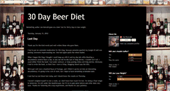 Desktop Screenshot of 30daybeerdiet.blogspot.com