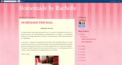 Desktop Screenshot of homemadebyrachelle.blogspot.com