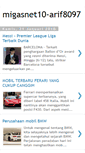 Mobile Screenshot of migasnet10-arif8097.blogspot.com