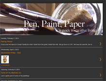 Tablet Screenshot of penpaintpaper.blogspot.com