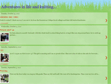 Tablet Screenshot of adventuresinlifeandknitting.blogspot.com