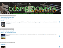 Tablet Screenshot of cospirazionista.blogspot.com